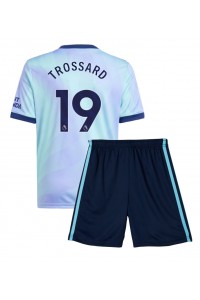 Fotbalové Dres Arsenal Leandro Trossard #19 Dětské Třetí Oblečení 2024-25 Krátký Rukáv (+ trenýrky)